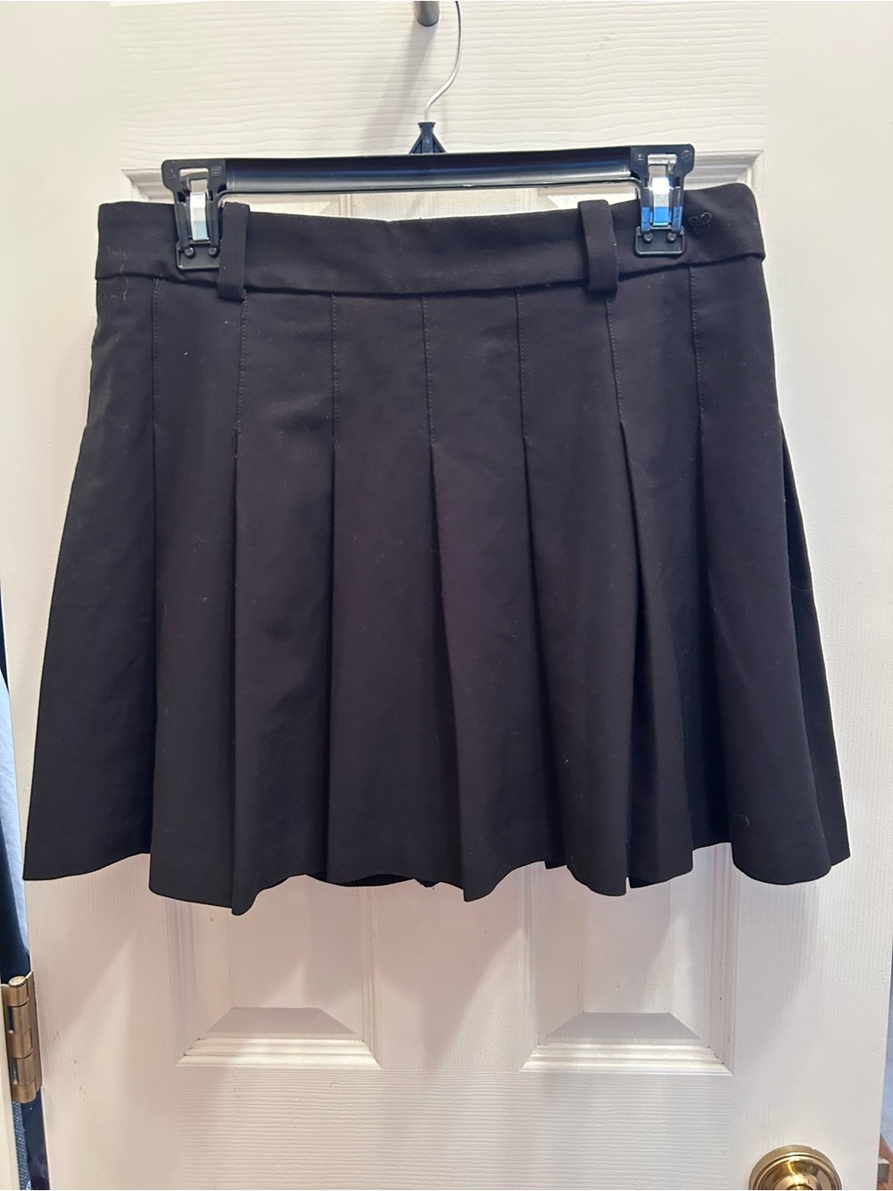 Sunday Best/Aritzia Black Pleated Mini Skirt. Size 10